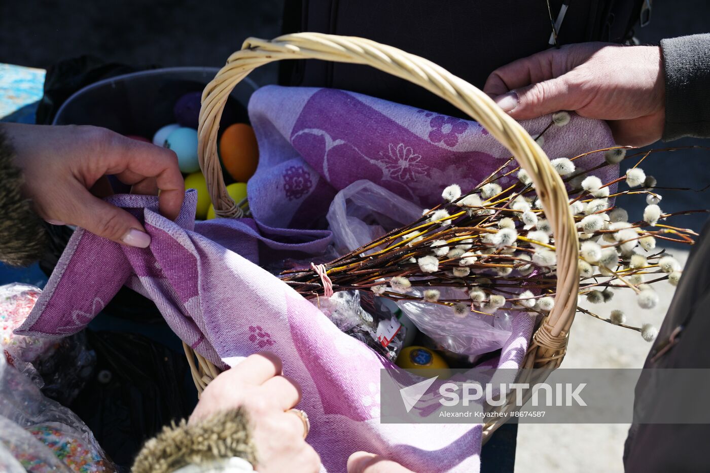 Russia Religion Orthodox Easter Preparations