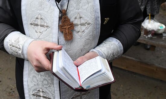 Russia Religion Orthodox Easter Preparations