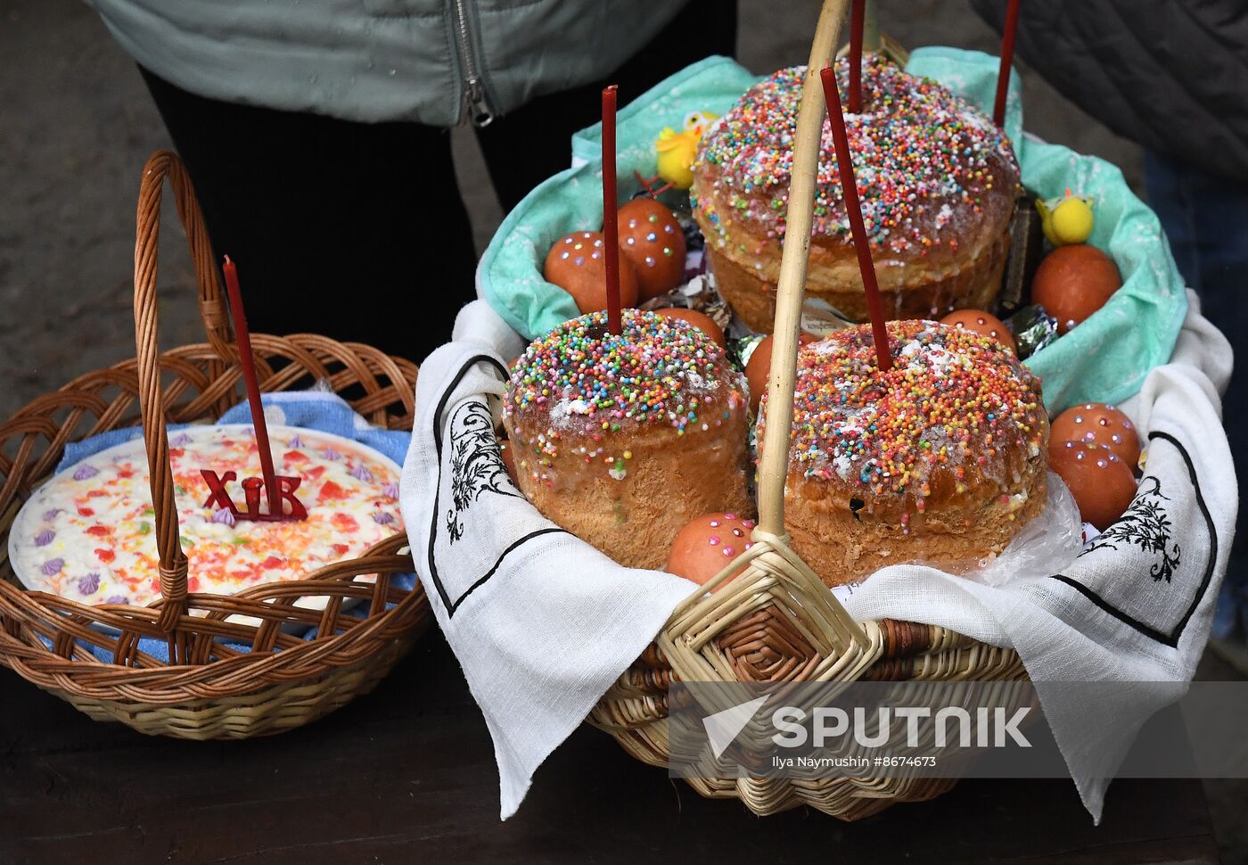 Russia Religion Orthodox Easter Preparations