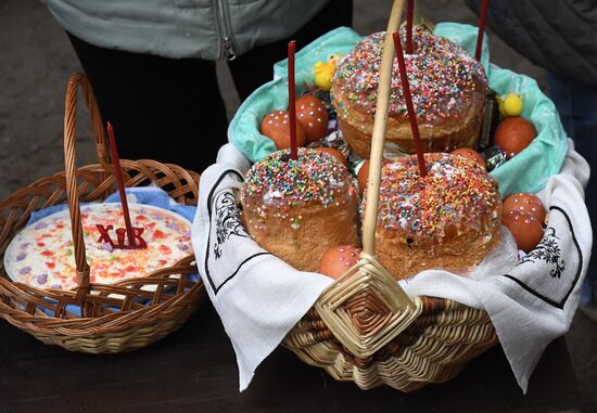 Russia Religion Orthodox Easter Preparations