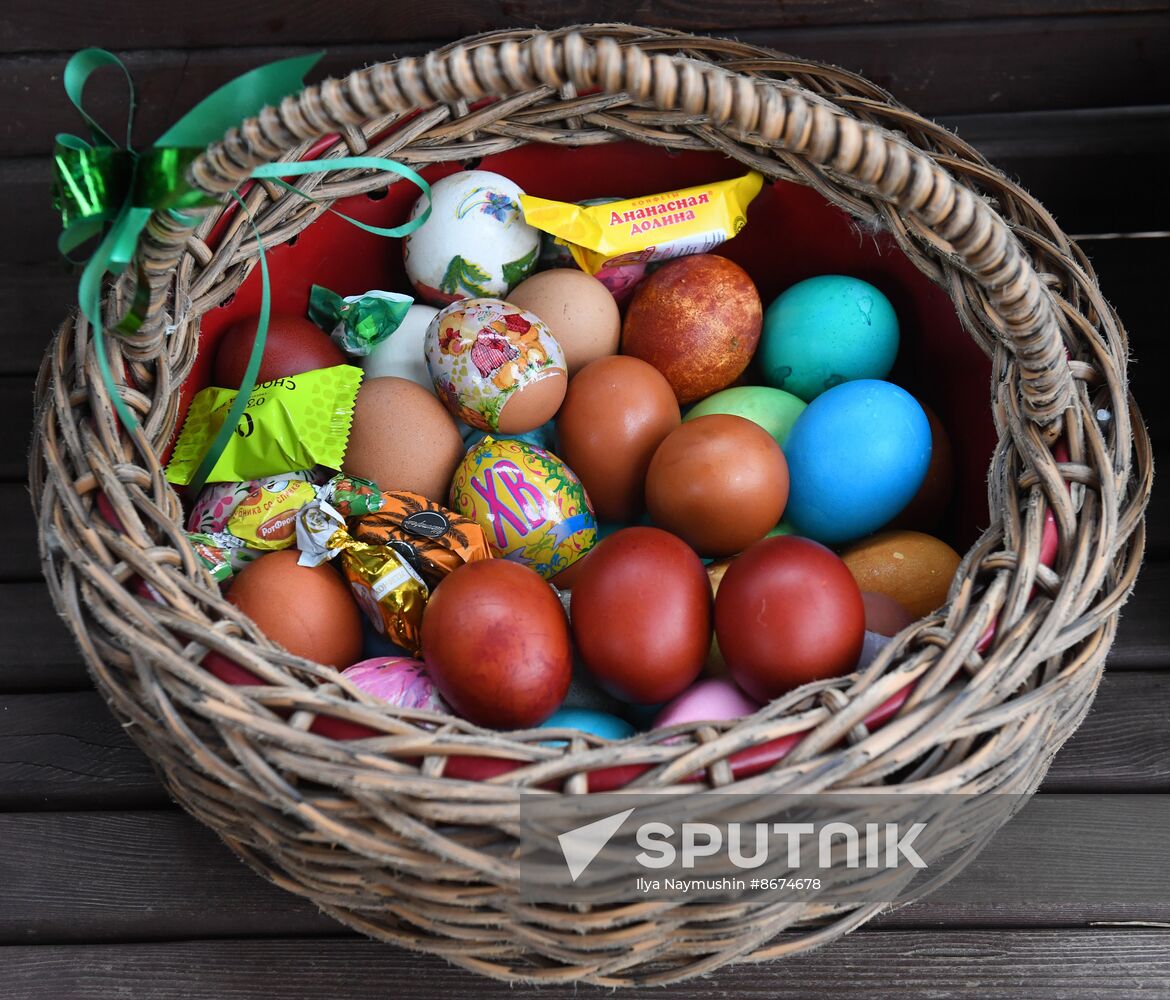 Russia Religion Orthodox Easter Preparations