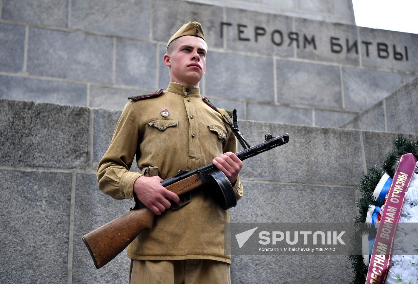 Russia WWII Sapun Mount Assault Re-enactment