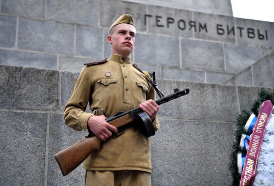 Russia WWII Sapun Mount Assault Re-enactment