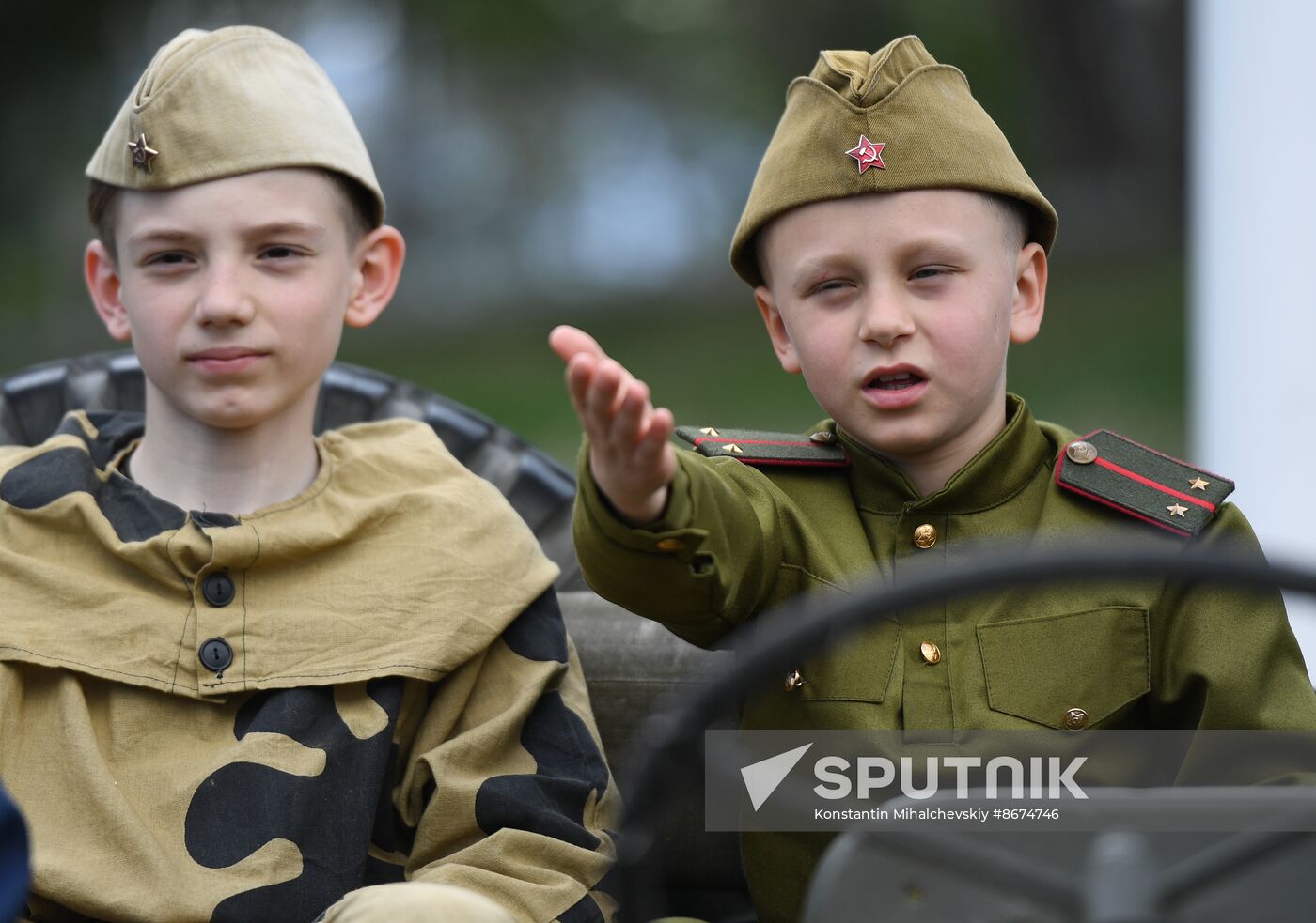 Russia WWII Sapun Mount Assault Re-enactment