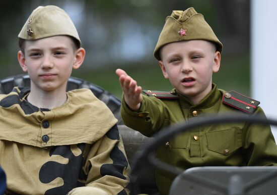 Russia WWII Sapun Mount Assault Re-enactment