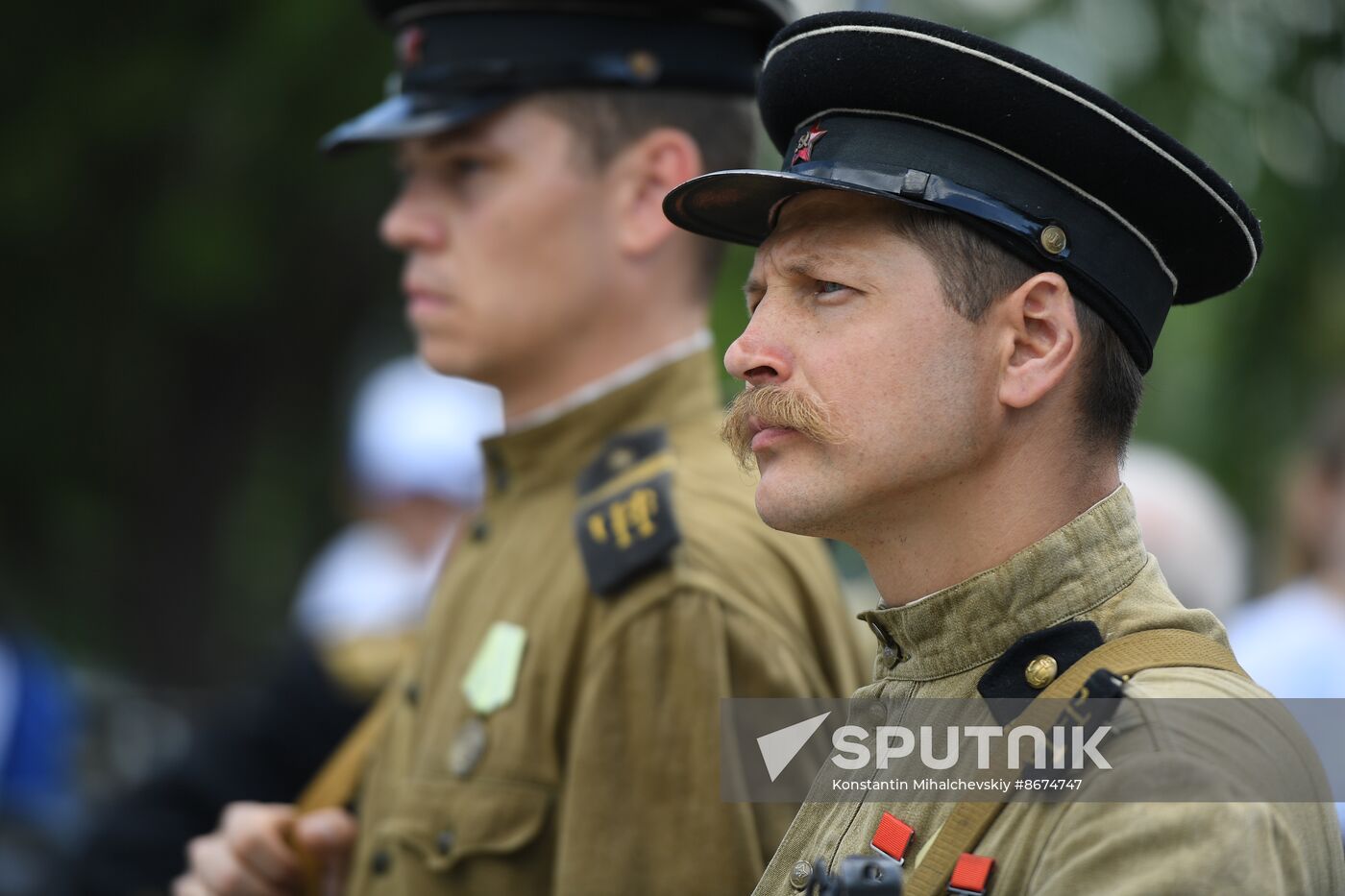 Russia WWII Sapun Mount Assault Re-enactment