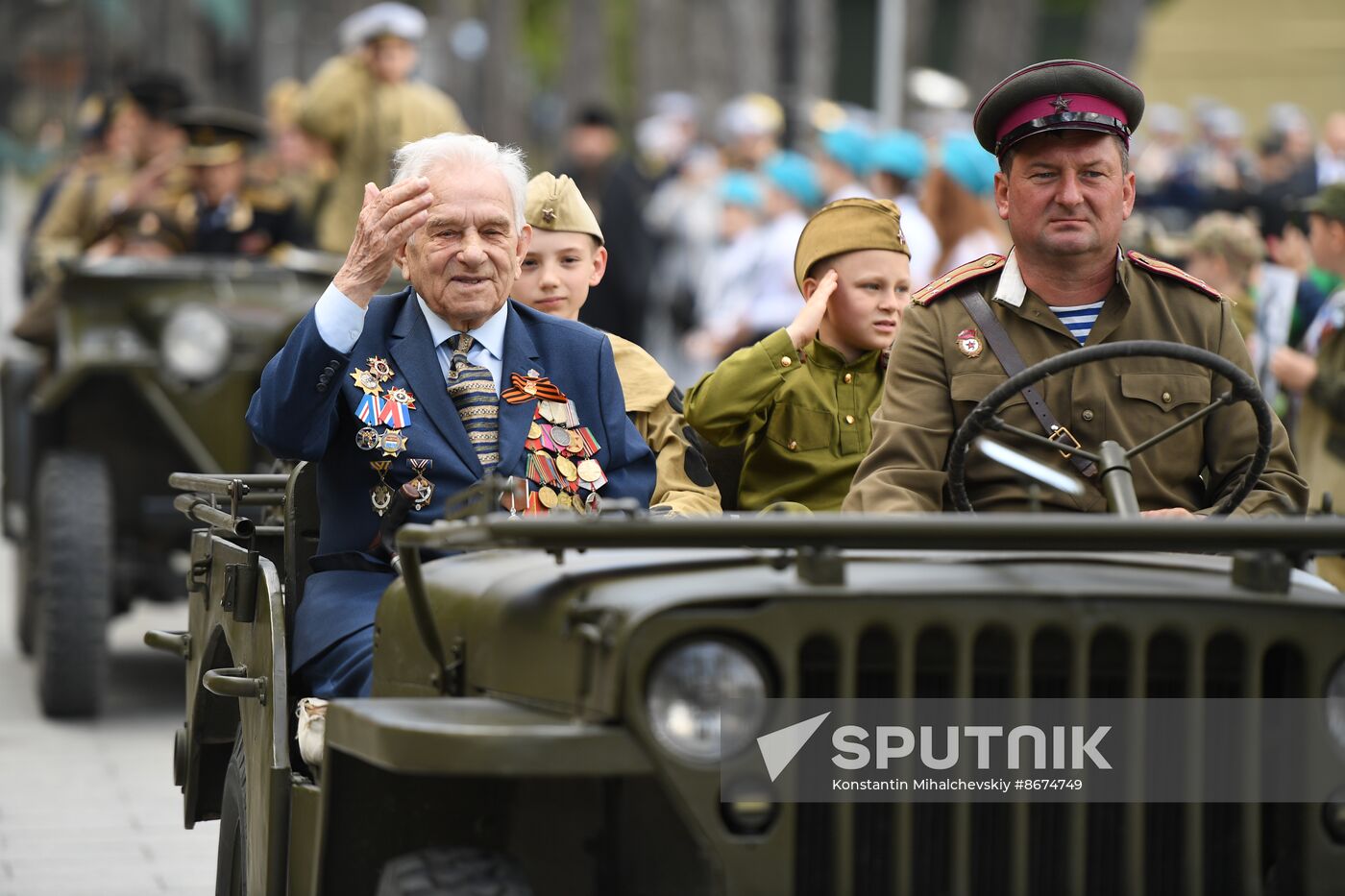 Russia WWII Sapun Mount Assault Re-enactment