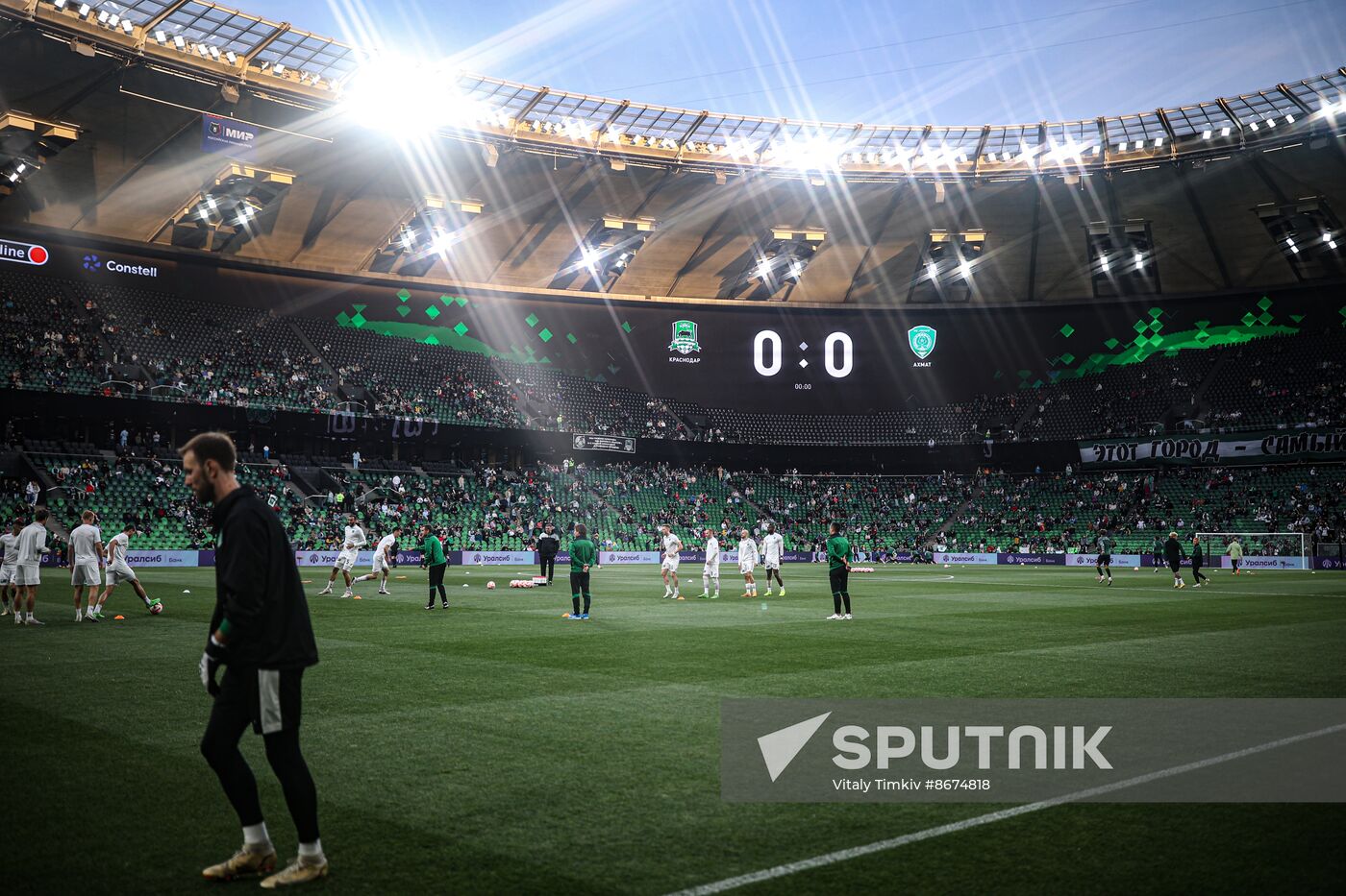 Russia Soccer Premier-League Krasnodar - Akhmat