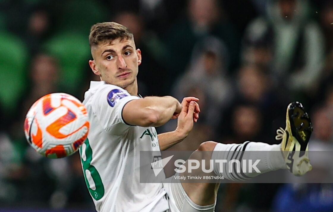 Russia Soccer Premier-League Krasnodar - Akhmat