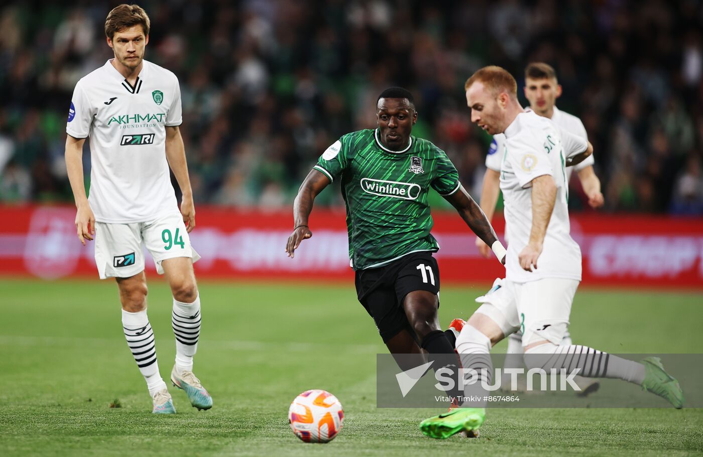 Russia Soccer Premier-League Krasnodar - Akhmat