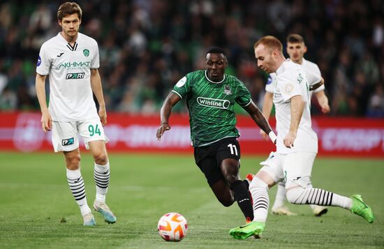 Russia Soccer Premier-League Krasnodar - Akhmat