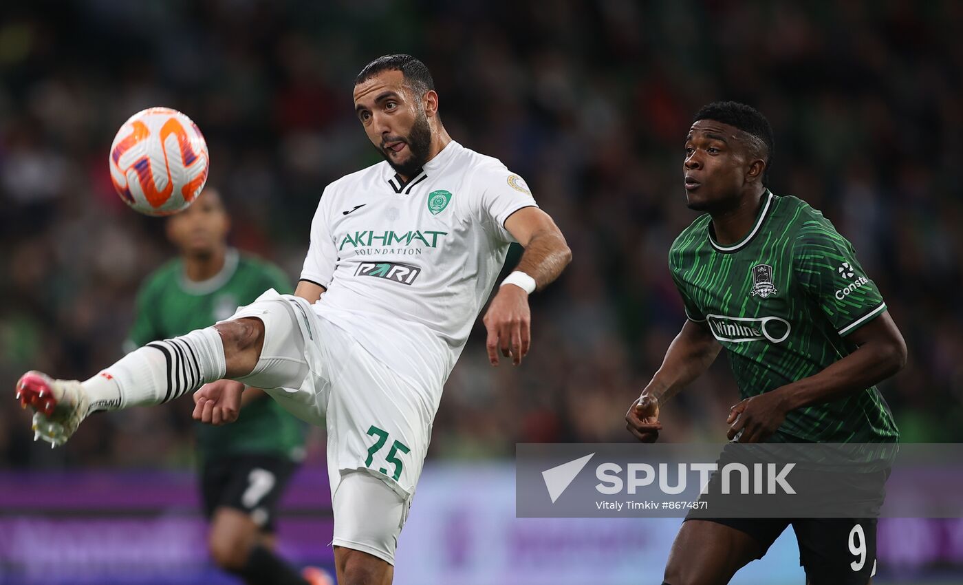 Russia Soccer Premier-League Krasnodar - Akhmat