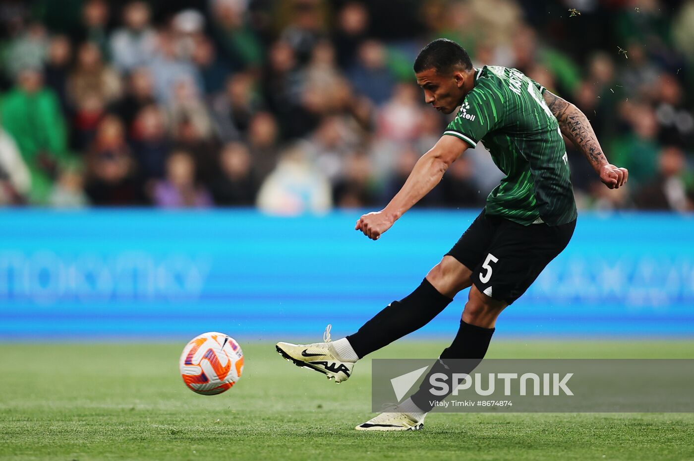 Russia Soccer Premier-League Krasnodar - Akhmat