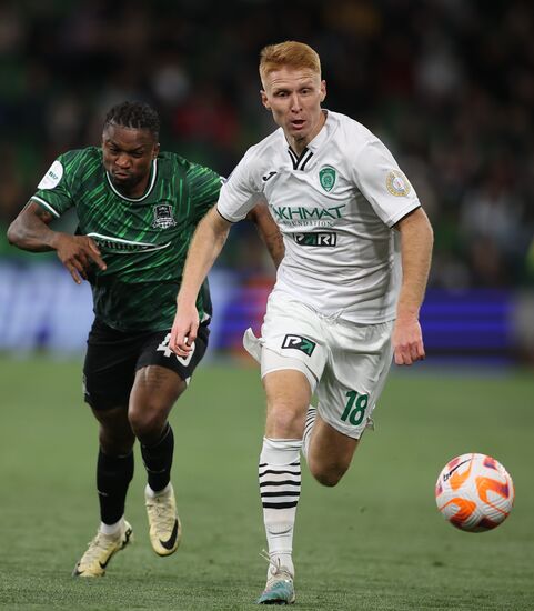 Russia Soccer Premier-League Krasnodar - Akhmat