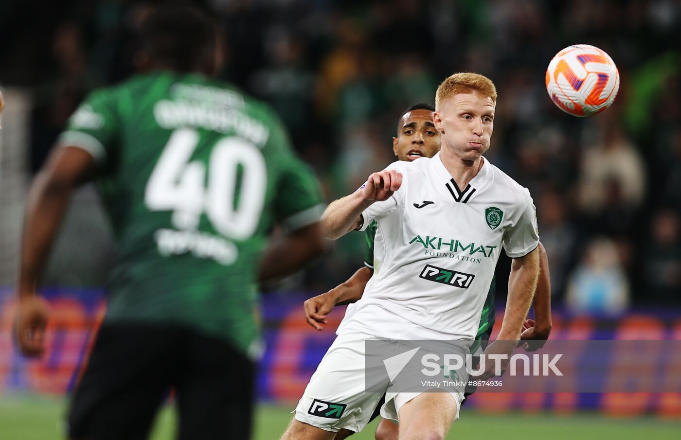 Russia Soccer Premier-League Krasnodar - Akhmat