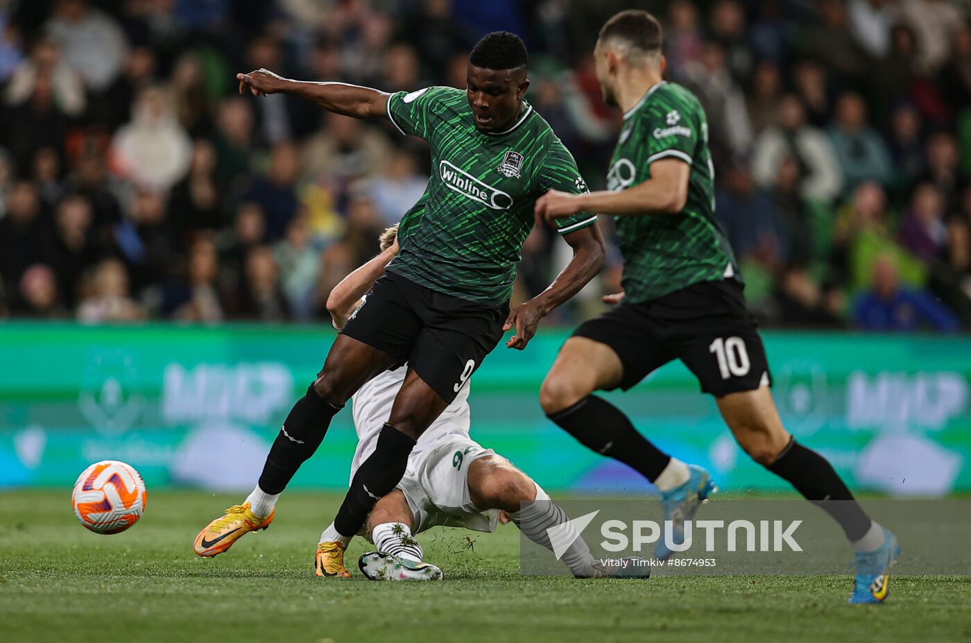 Russia Soccer Premier-League Krasnodar - Akhmat