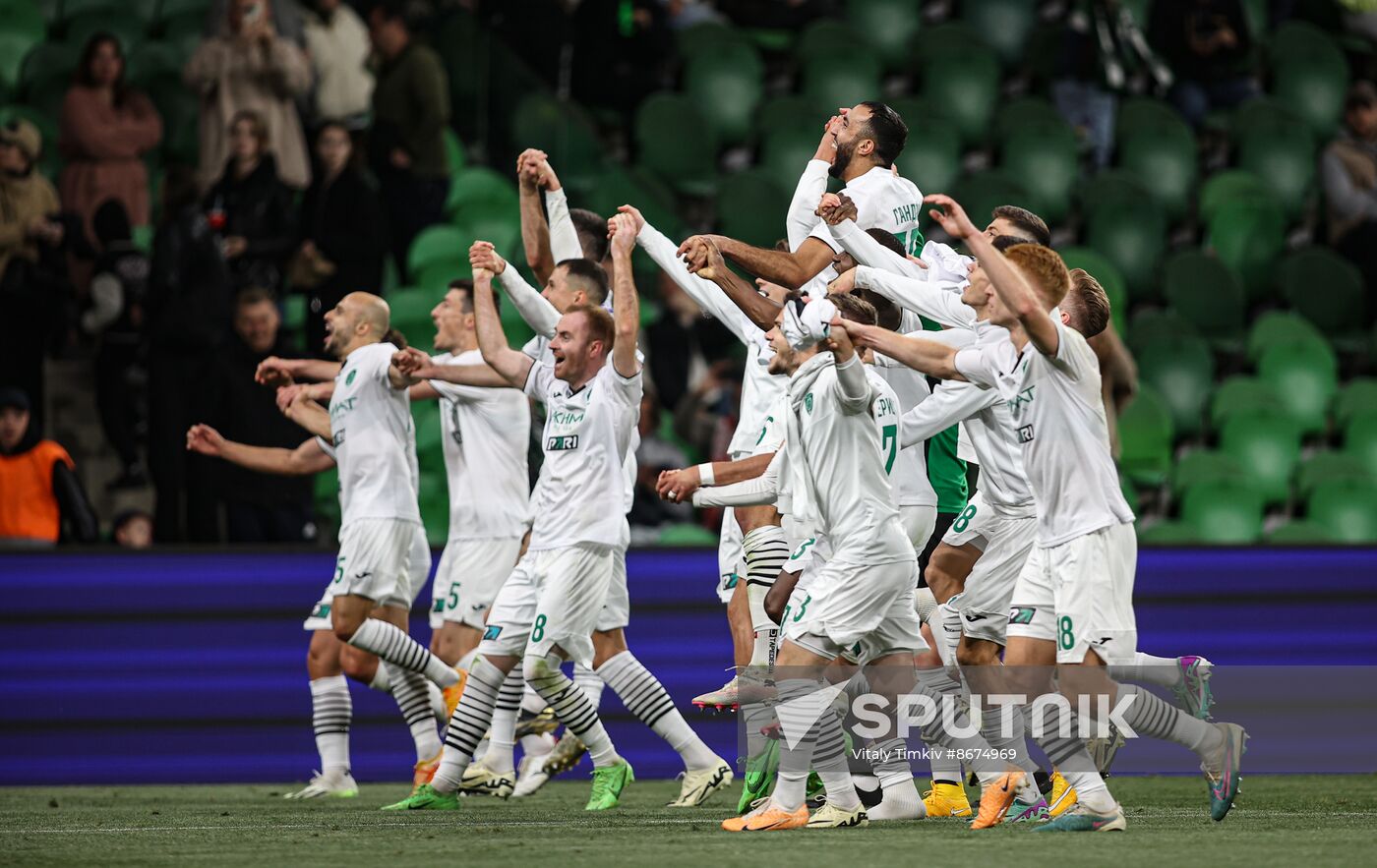 Russia Soccer Premier-League Krasnodar - Akhmat