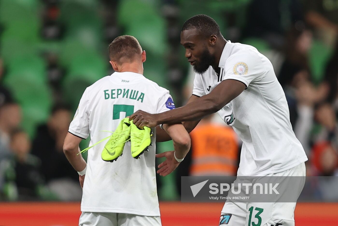 Russia Soccer Premier-League Krasnodar - Akhmat