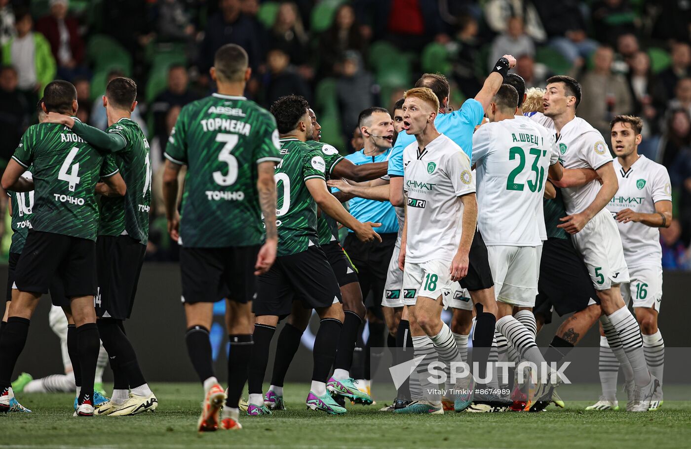 Russia Soccer Premier-League Krasnodar - Akhmat