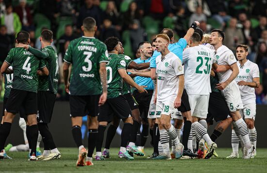 Russia Soccer Premier-League Krasnodar - Akhmat