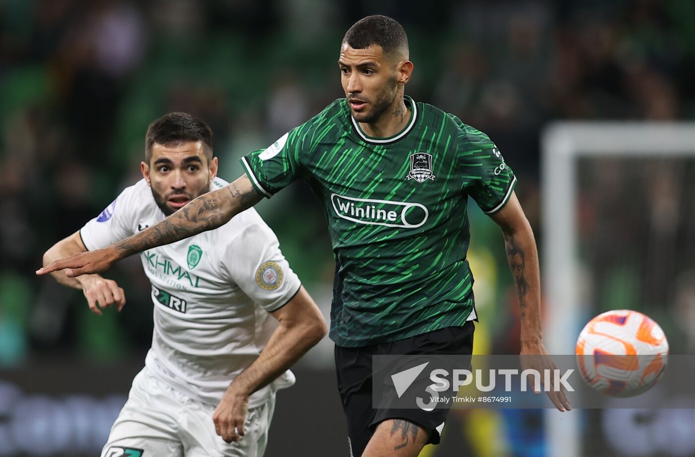 Russia Soccer Premier-League Krasnodar - Akhmat