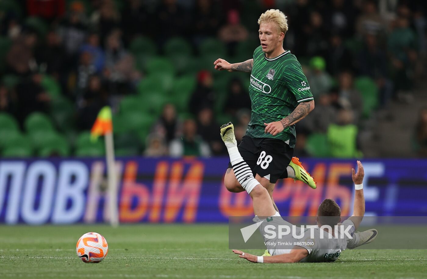 Russia Soccer Premier-League Krasnodar - Akhmat