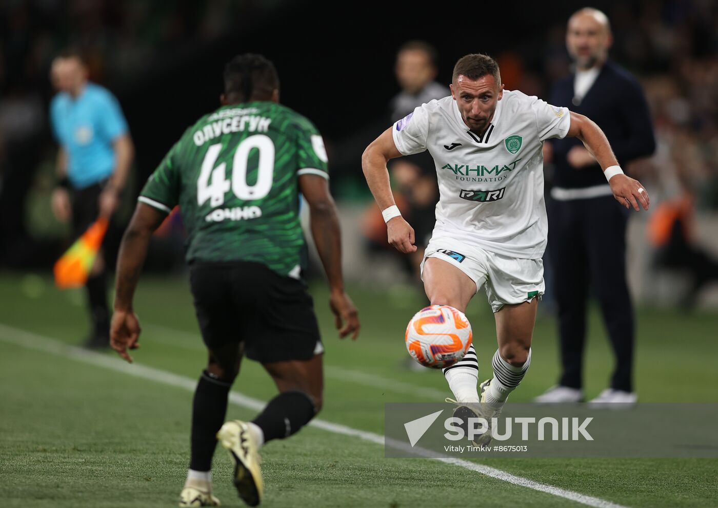 Russia Soccer Premier-League Krasnodar - Akhmat