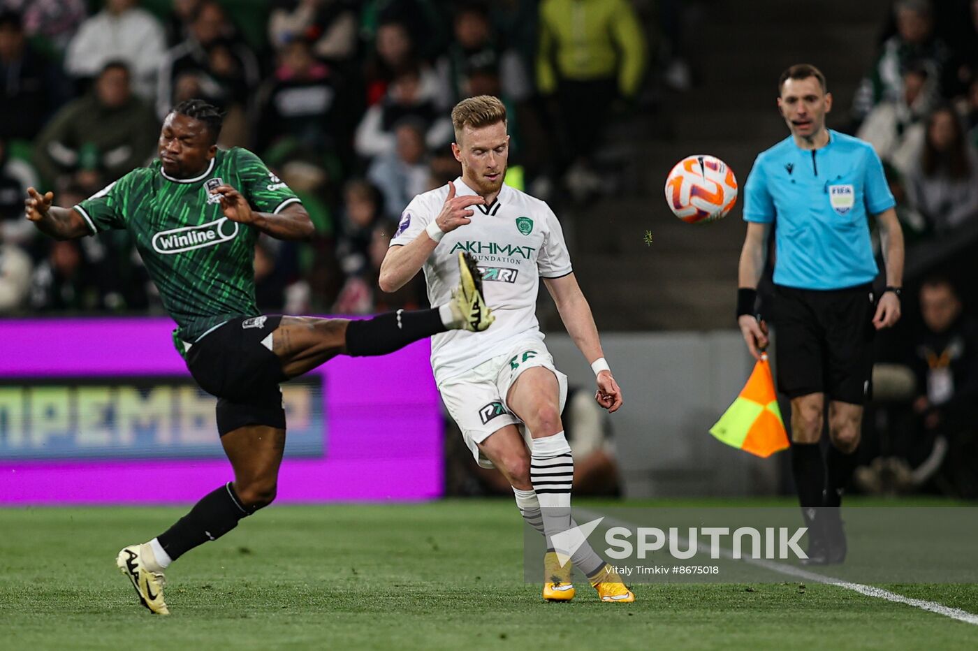 Russia Soccer Premier-League Krasnodar - Akhmat