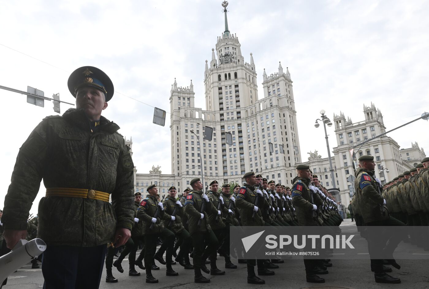 Russia WWII Victory Parade Rehearsal