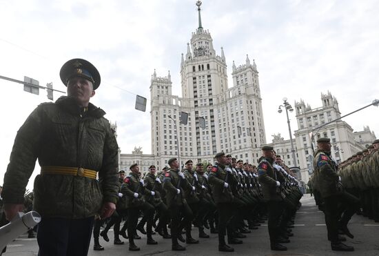 Russia WWII Victory Parade Rehearsal