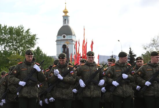 Russia WWII Victory Parade Rehearsal