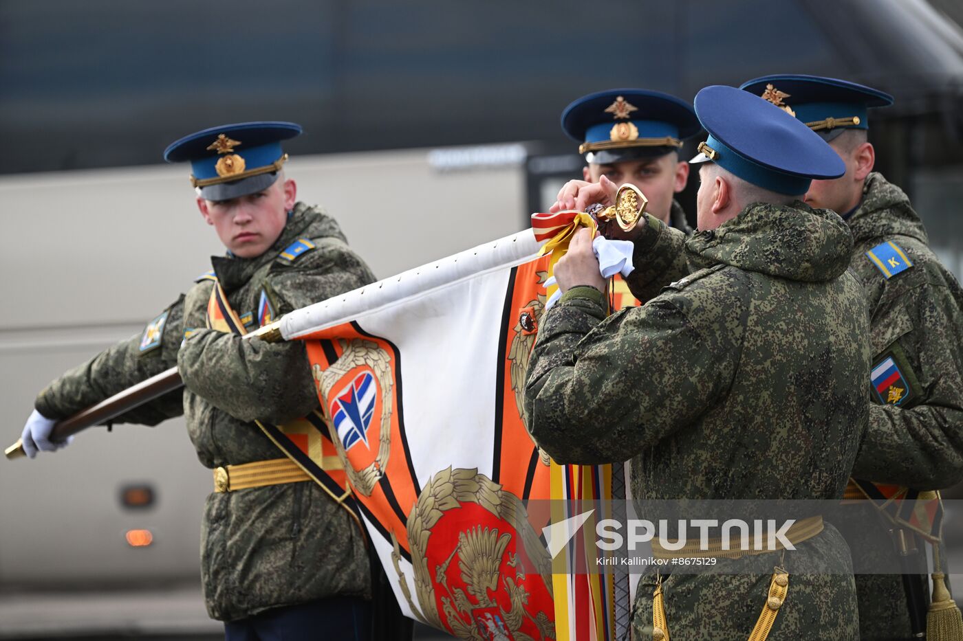 Russia WWII Victory Parade Rehearsal