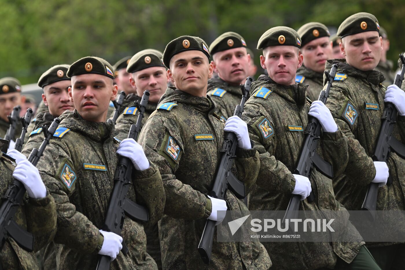 Russia WWII Victory Parade Rehearsal