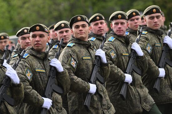 Russia WWII Victory Parade Rehearsal