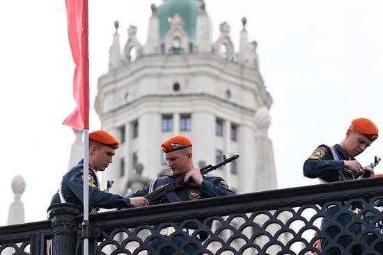 Russia WWII Victory Parade Rehearsal