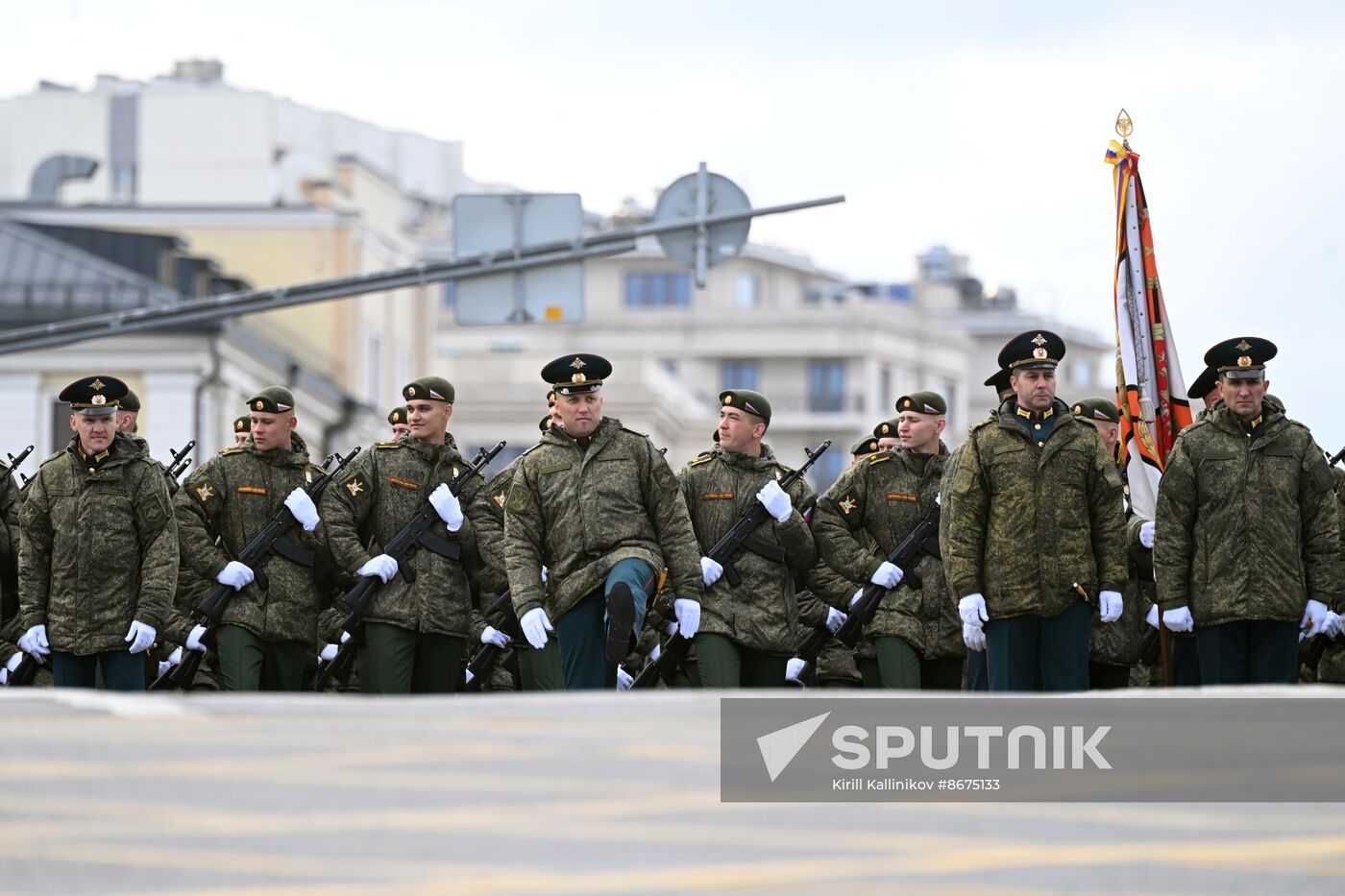 Russia WWII Victory Parade Rehearsal
