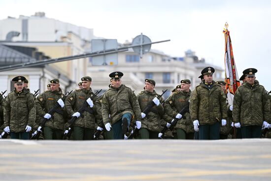 Russia WWII Victory Parade Rehearsal