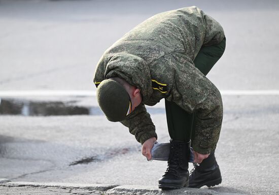 Russia WWII Victory Parade Rehearsal