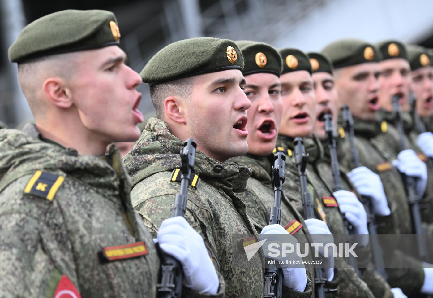 Russia WWII Victory Parade Rehearsal