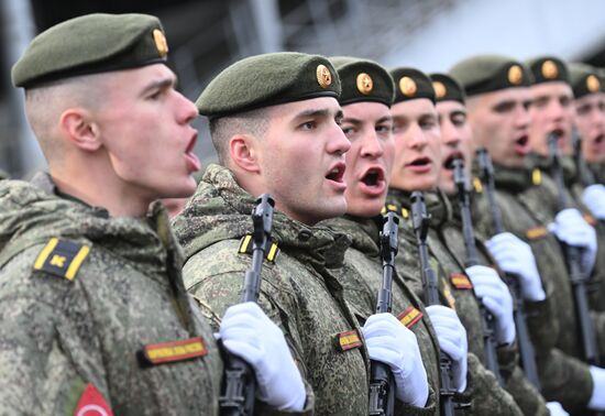 Russia WWII Victory Parade Rehearsal