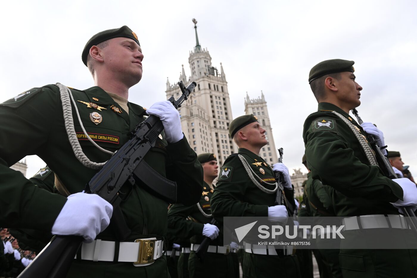 Russia WWII Victory Parade Rehearsal