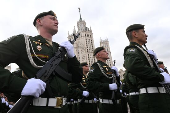 Russia WWII Victory Parade Rehearsal