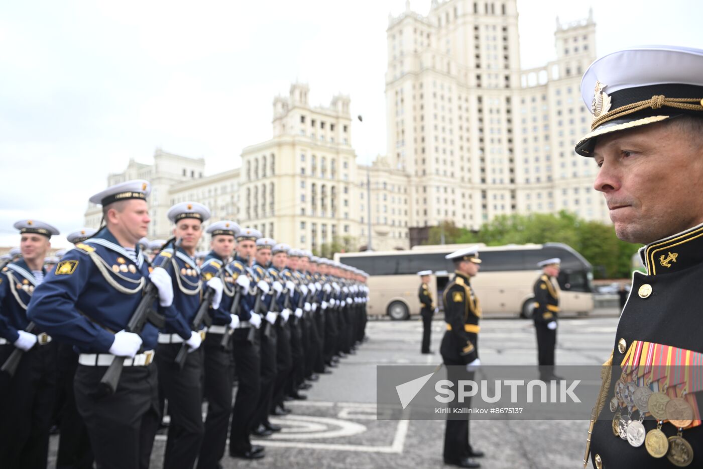 Russia WWII Victory Parade Rehearsal