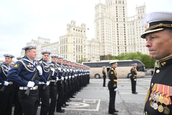 Russia WWII Victory Parade Rehearsal