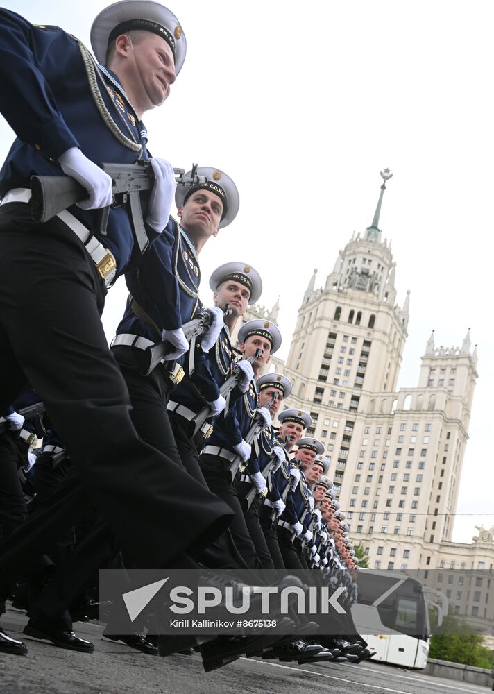 Russia WWII Victory Parade Rehearsal