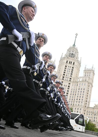 Russia WWII Victory Parade Rehearsal