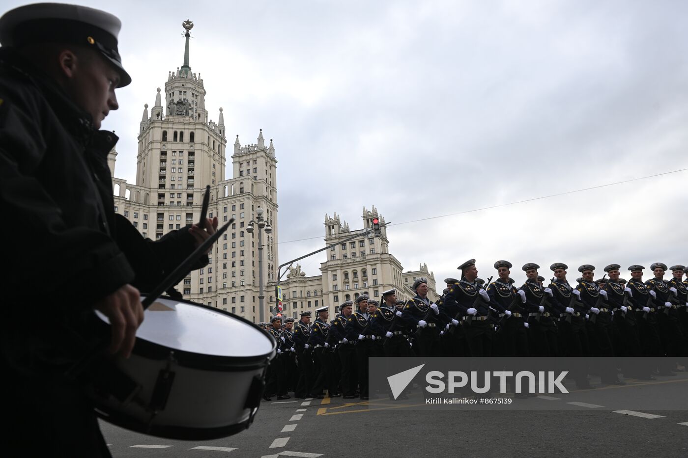 Russia WWII Victory Parade Rehearsal