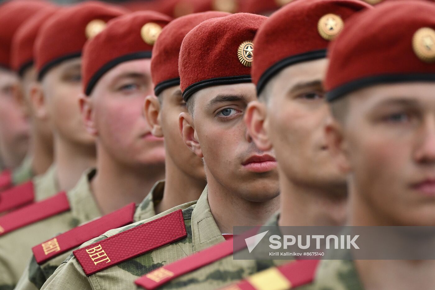 Russia WWII Victory Parade Rehearsal