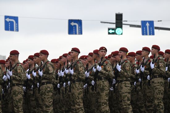 Russia WWII Victory Parade Rehearsal