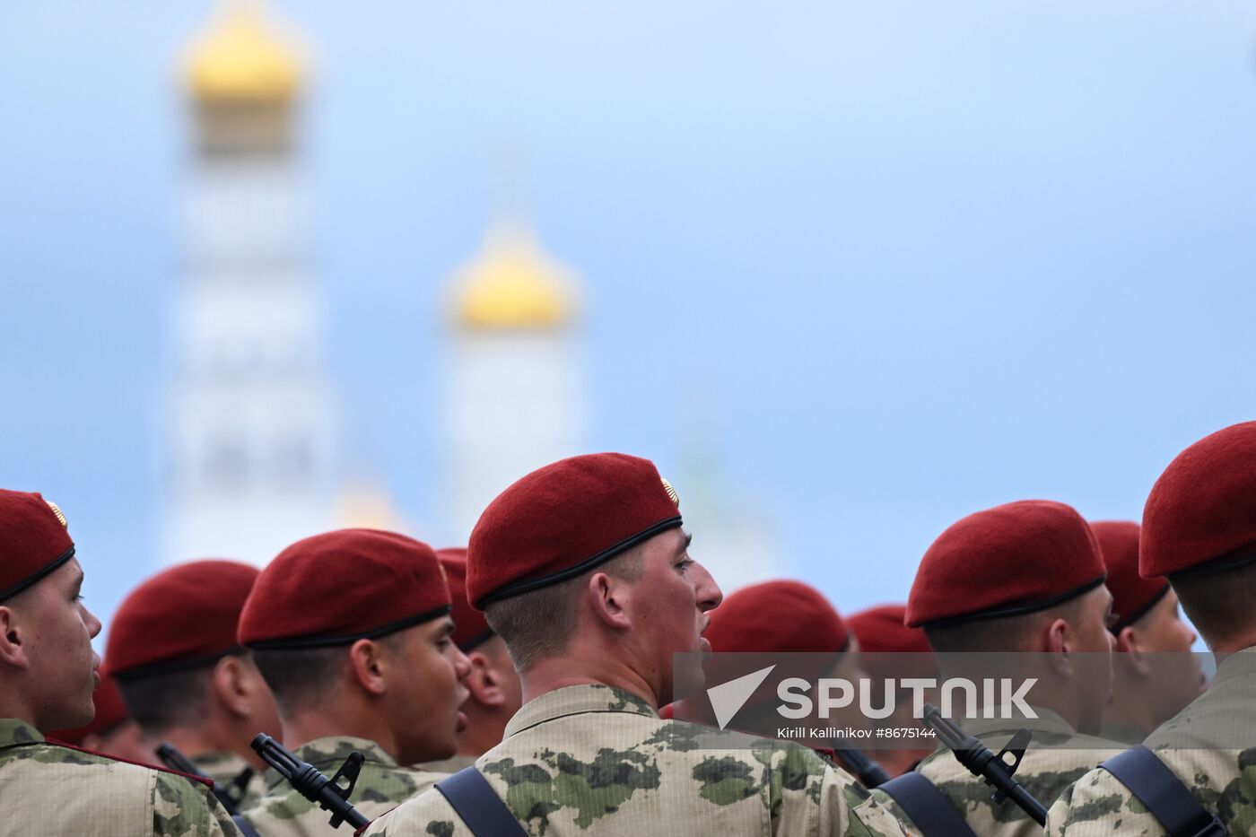 Russia WWII Victory Parade Rehearsal